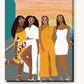 Band of Girls paint by numbers kit on stretched canvas