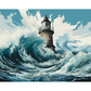 Beacon in the Storm Painting by Numbers Kit