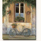 Bicycle with Flowers paint by numbers kit on stretched canvas