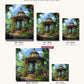 Garden Gazebo canvas sizes from 12 x 12 to 23.5 x 23.5 inches