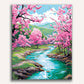 Blossom River Trail Painting by Numbers Kit