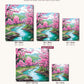 Blossom River Trail canvas sizes from 12 x 12 to 23.5 x 23.5 inches