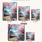 Blossom Station canvas sizes from 12 x 12 to 23.5 x 23.5 inches