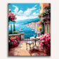 Blue Sky Harbor Painting by Numbers Premium Kit