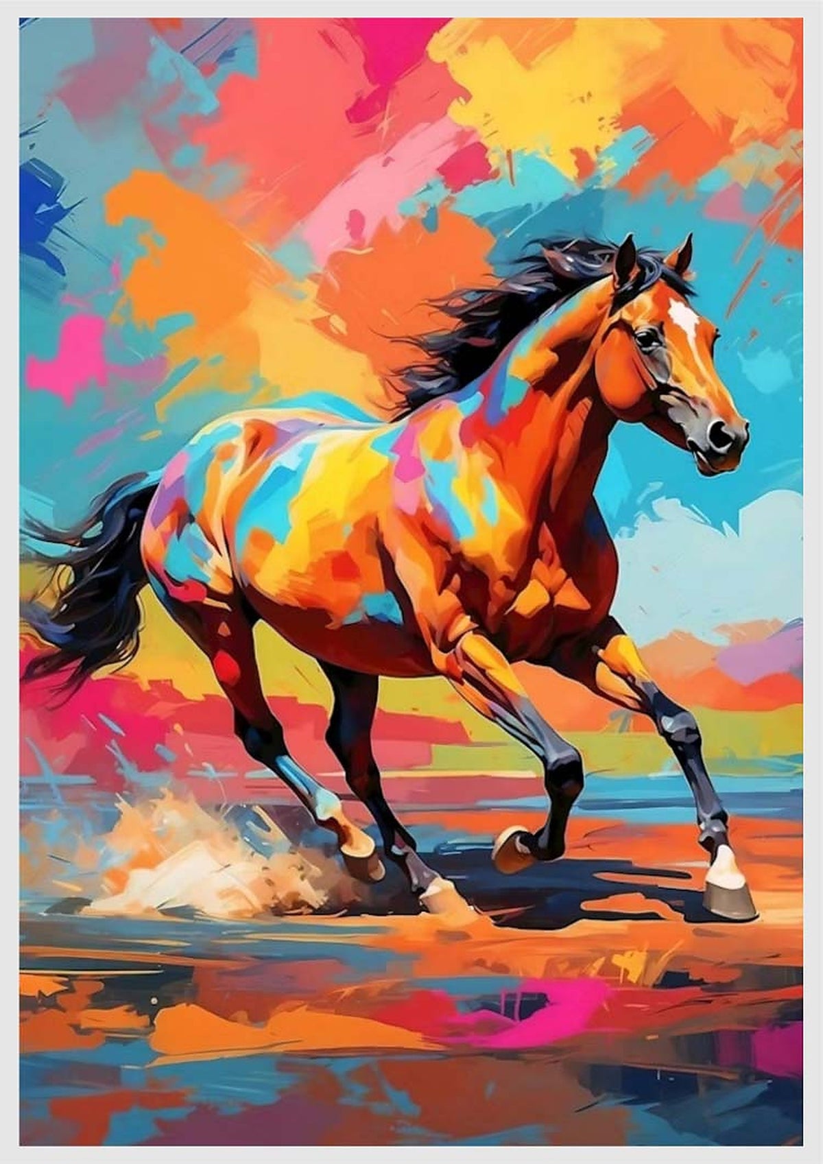Bold and Free - Premium Paint by Numbers Kit