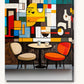 Brewed Bliss paint by numbers kit on stretched canvas
