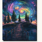 Bridge Between Earth and Space paint by numbers kit on stretched canvas