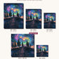 Bridge Between Earth and Space canvas sizes from 12 x 12 to 23.5 x 23.5 inches