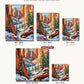 Bryce Canyon in Snow canvas sizes from 12 x 12 to 23.5 x 23.5 inches