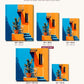 Balcony of Cacti canvas sizes from 12 x 12 to 23.5 x 23.5 inches