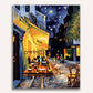 Cafe Terrace Painting by Numbers Premium Kit