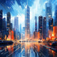 Skyline of Hong Kong - Premium Art Collection