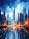 Skyline of Hong Kong - Premium Art Collection