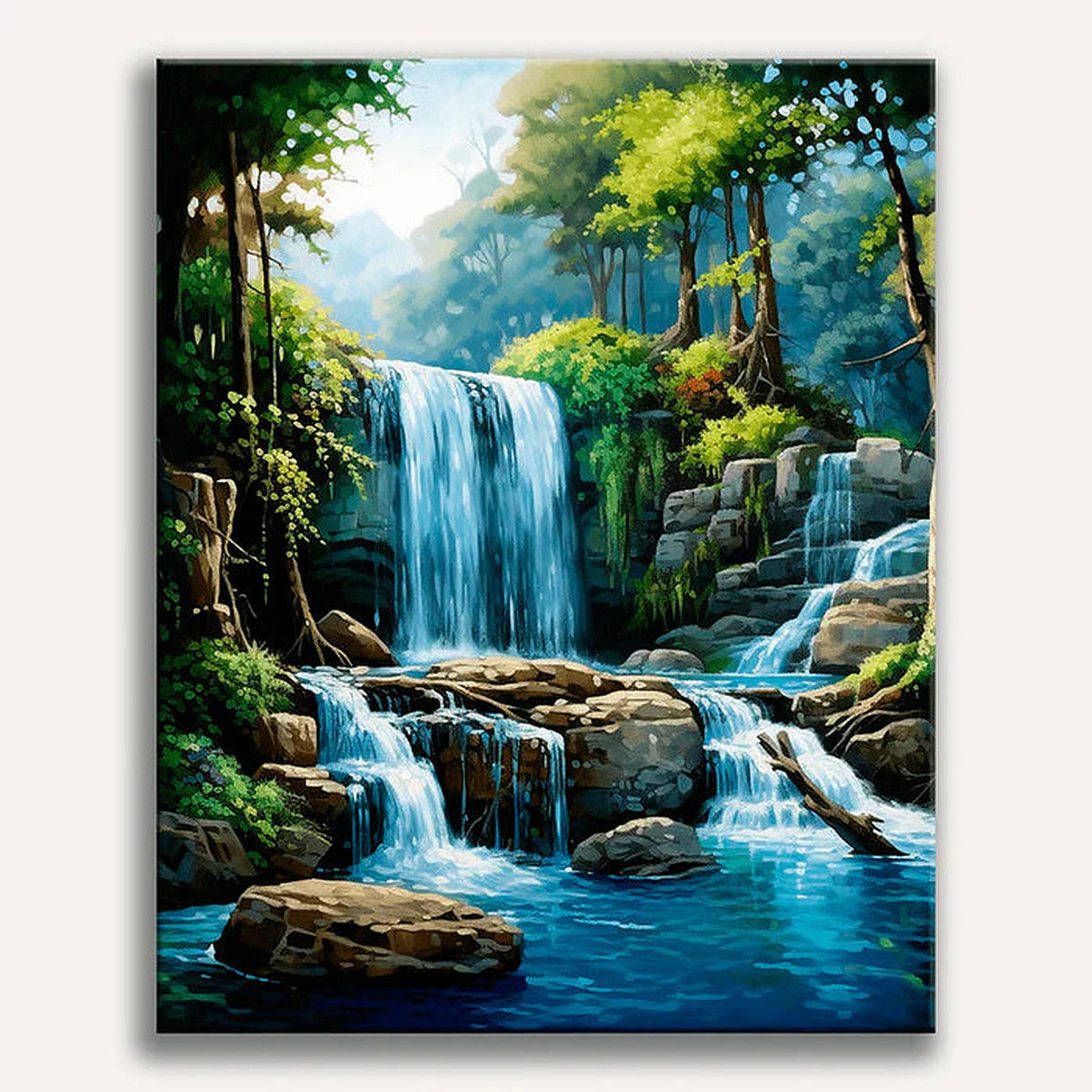 Haven of Falls Painting by Numbers Premium Kit