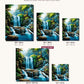 Haven of Falls canvas sizes from 12 x 12 to 23.5 x 23.5 inches