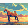 Cat and Horse Friendship - Premium Art Kit