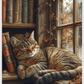 Cat Sleeping in Closet - Artistry By Numbers