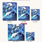 Celestial Surfing canvas sizes from 12 x 12 to 23.5 x 23.5 inches