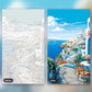 Cerulean Calm paint by numbers kit, before and after