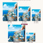 Cerulean Calm canvas sizes from 12 x 12 to 23.5 x 23.5 inches