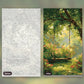 Childhood Swing paint by numbers kit, before and after