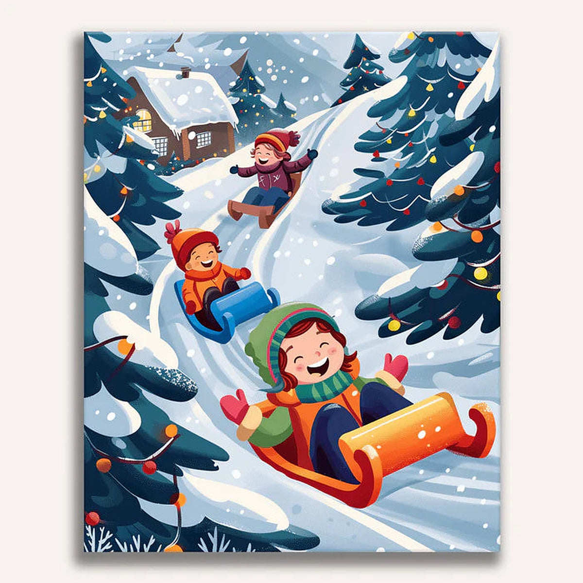 Merry Moments Painting by Numbers Premium Kit