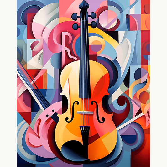 Melody of Forms Painting by Numbers Premium Kit