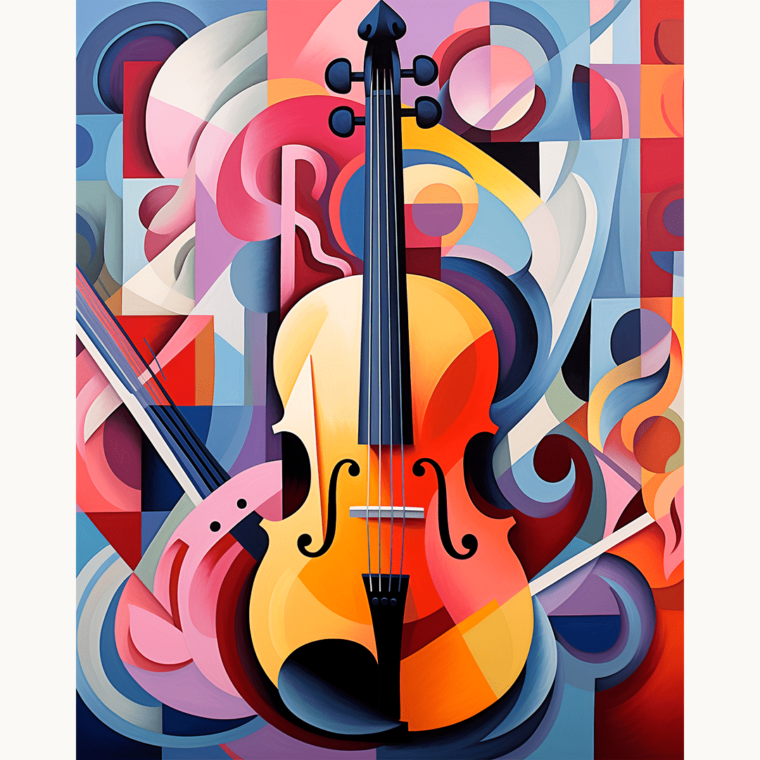 Melody of Forms Painting by Numbers Premium Kit