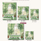 Clawfoot Tub and Eucalyptus canvas sizes from 12 x 12 to 23.5 x 23.5 inches