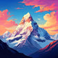 The Peak of Peaks Painting by Numbers Kit