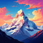 The Peak of Peaks Painting by Numbers Kit