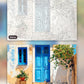 Blue Door paint by numbers kit, before and after