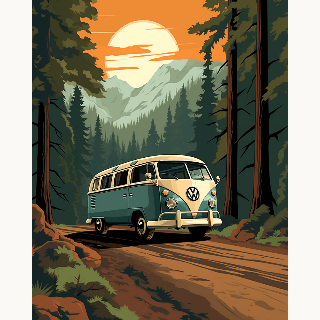 Forest Retreat Painting by Numbers Premium Kit