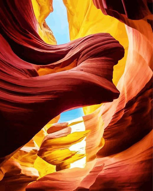 Sedona Mountains Painting by Numbers Kit