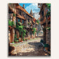 Cobblestone Alley Painting by Numbers Kit