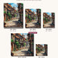 Cobblestone Alley canvas sizes from 12 x 12 to 23.5 x 23.5 inches
