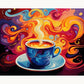 Caffeine Breeze Painting by Numbers Premium Kit