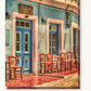 Coffee Shop paint by numbers kit on stretched canvas