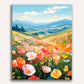 Colored Flower Field - Premium Art Collection