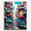 Vivid Dystopia Painting by Numbers Premium Kit