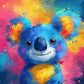 Colorful Koala Premium Collection Canvas Art Kit