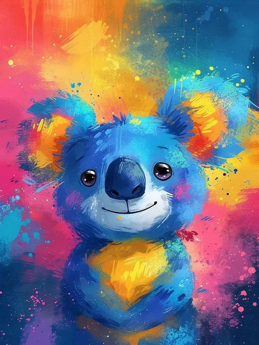 Colorful Koala Premium Collection Canvas Art Kit