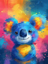 Colorful Koala Premium Collection Canvas Art Kit
