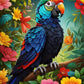 Colorful Parrot Painting by Numbers Premium Kit