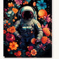 Cosmic Bloom Voyage paint by numbers kit on stretched canvas