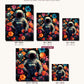 Cosmic Bloom Voyage canvas sizes from 12 x 12 to 23.5 x 23.5 inches