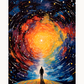 Galactic Reverie Painting by Numbers Kit