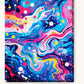Stellar Waltz paint by numbers kit on stretched canvas