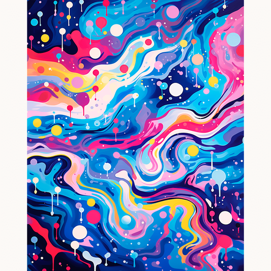 Stellar Waltz Painting by Numbers Premium Kit