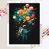 Cosmic Dreamer with Balloons - Paint by Numbers